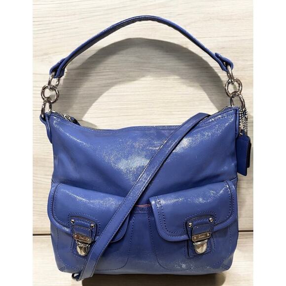 Coach F23401 Daisy Liquid Gloss Pocket Hobo Bag - Picture 1 of 13